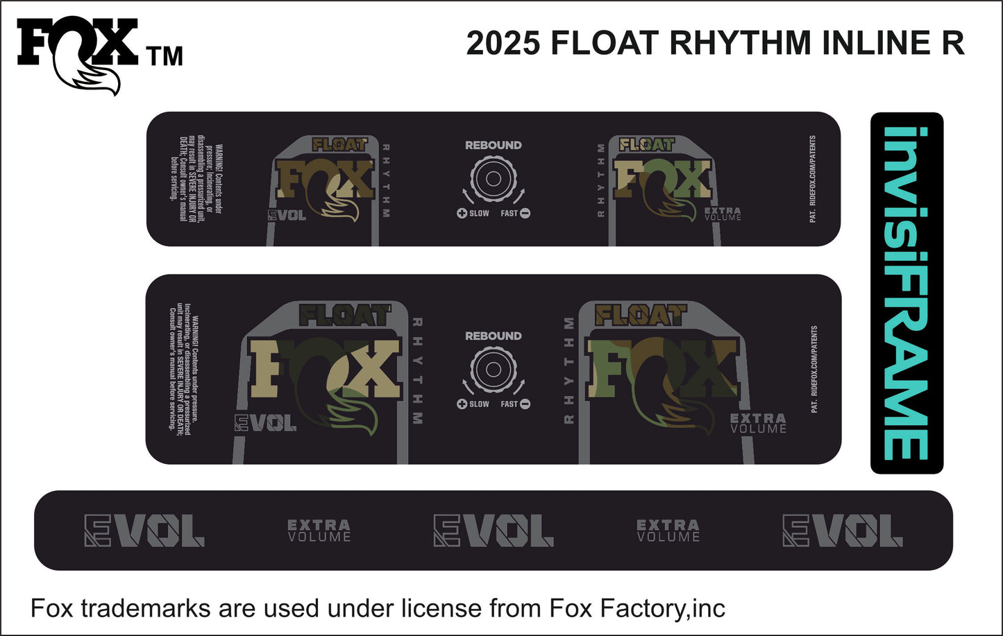 Fox Float Rhythm inline R 2025 decal