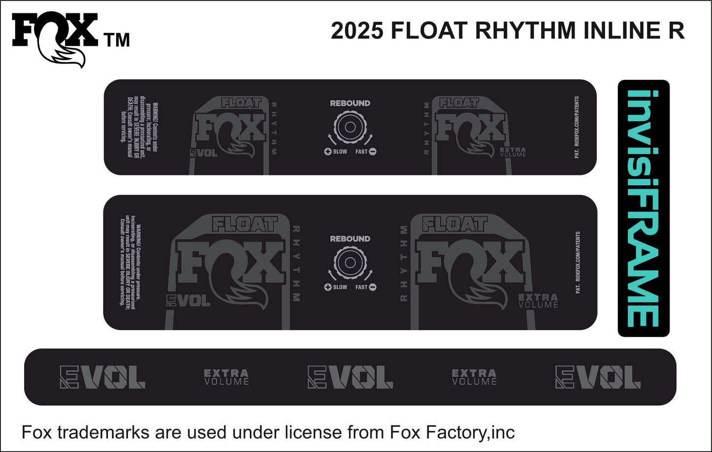 Fox Float Rhythm inline R 2025 decal