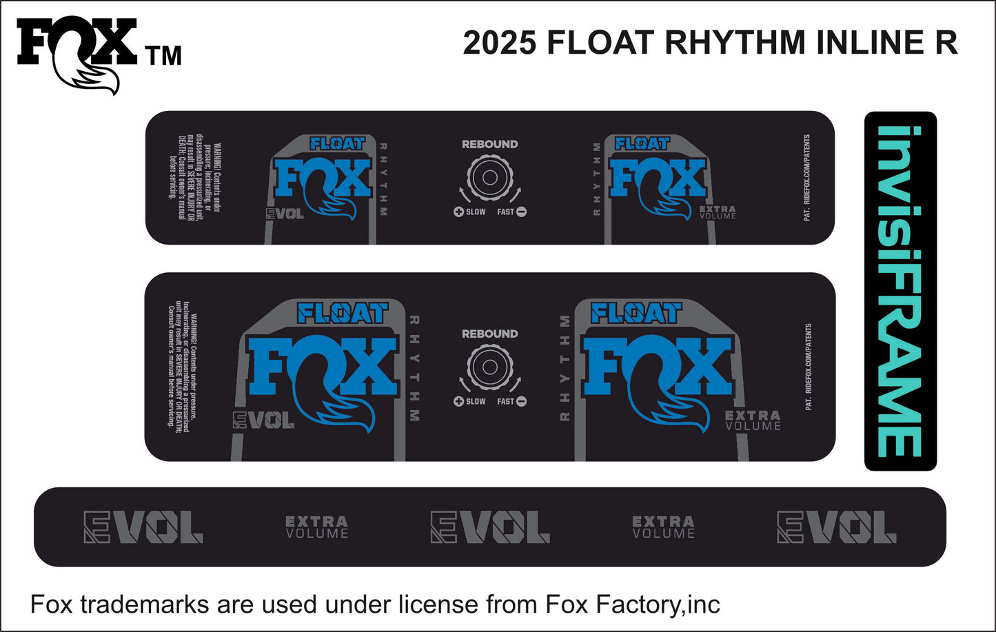 Fox Float Rhythm inline R 2025 decal
