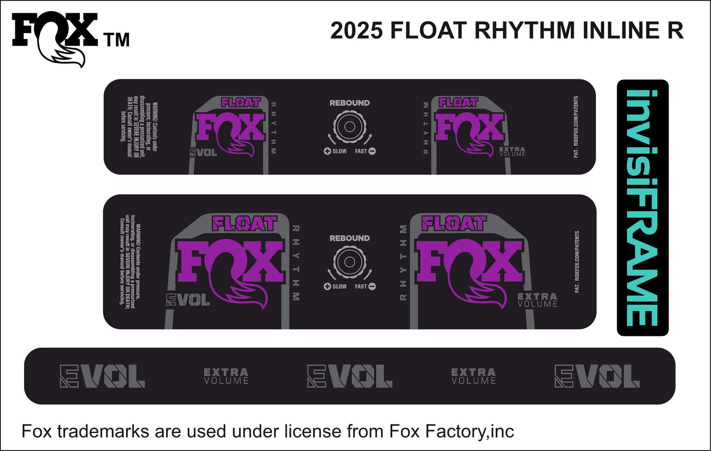 Fox Float Rhythm inline R 2025 decal