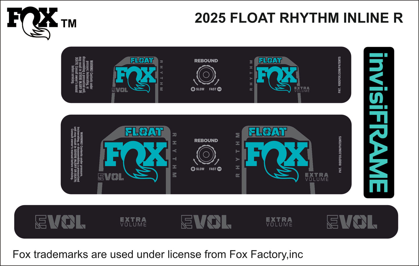 Fox Float Rhythm inline R 2025 decal