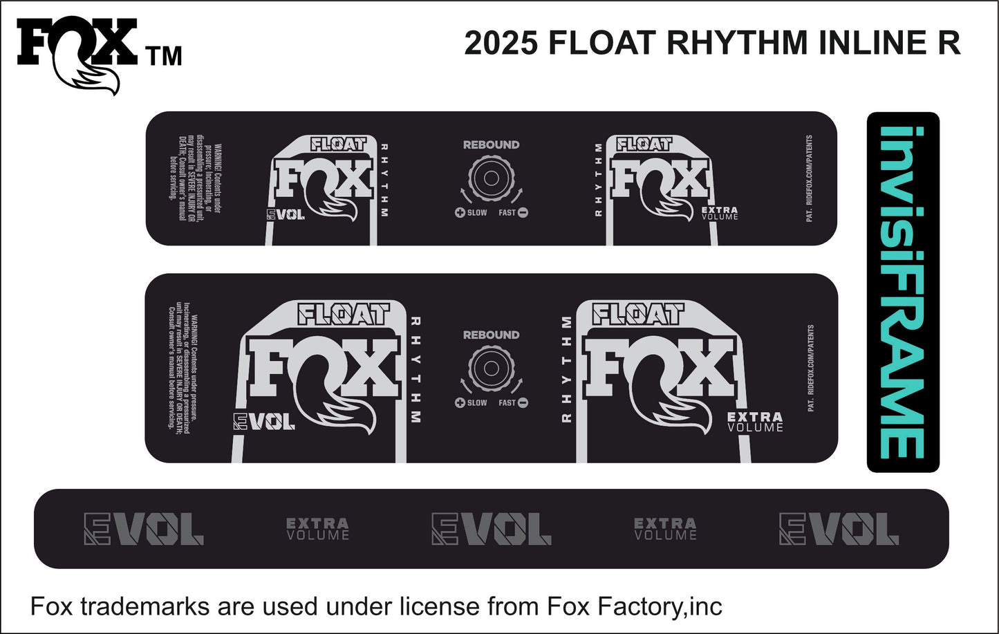 Fox Float Rhythm inline R 2025 decal