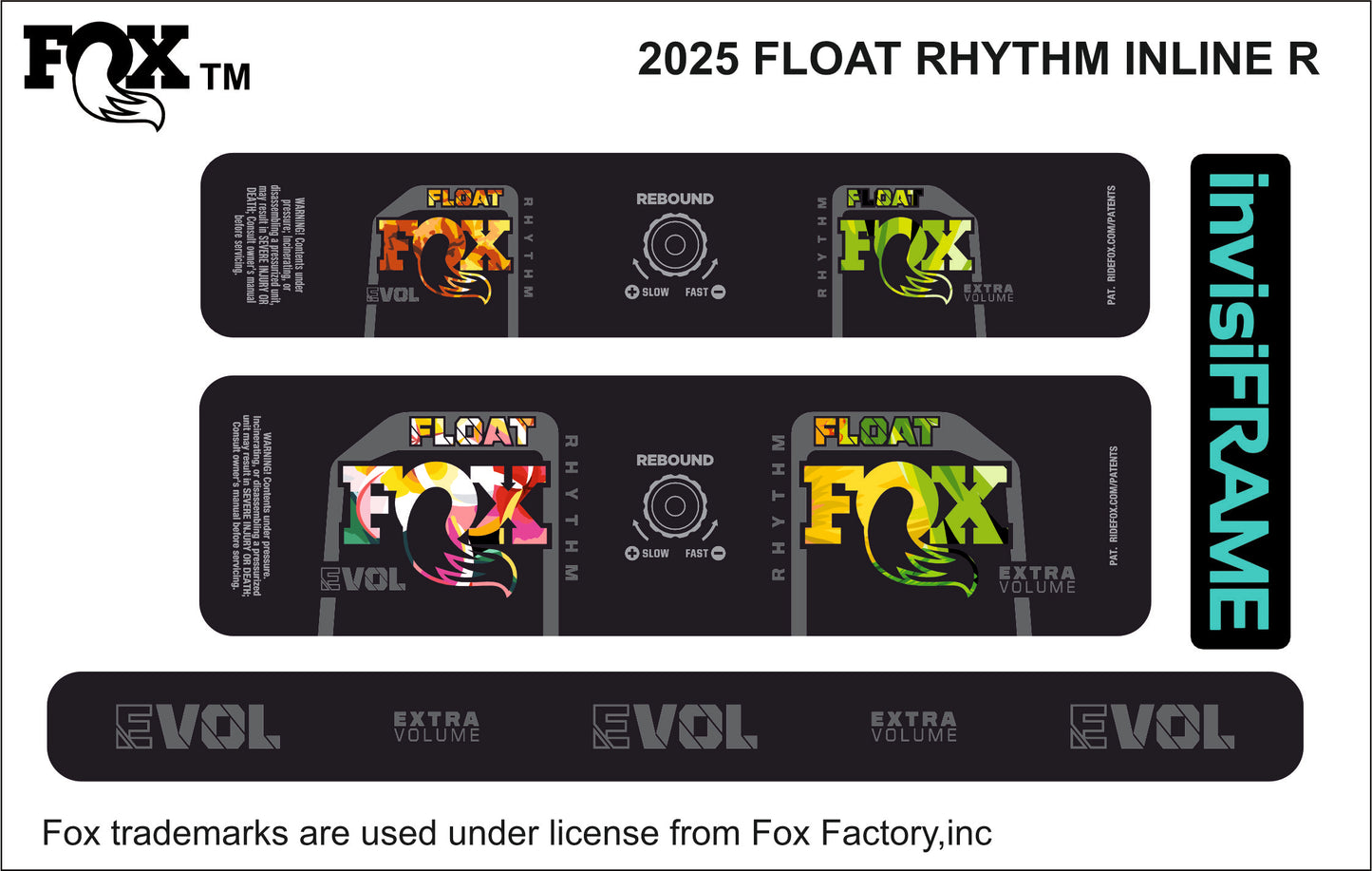 Fox Float Rhythm inline R 2025 decal