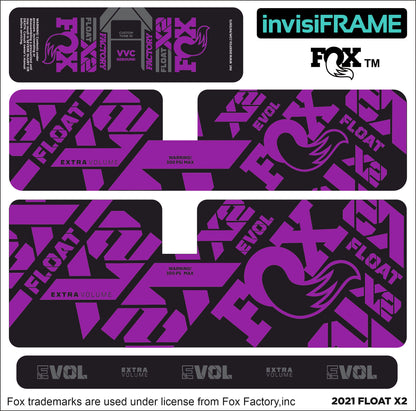 Fox Float X2 Factory 2023 Decals