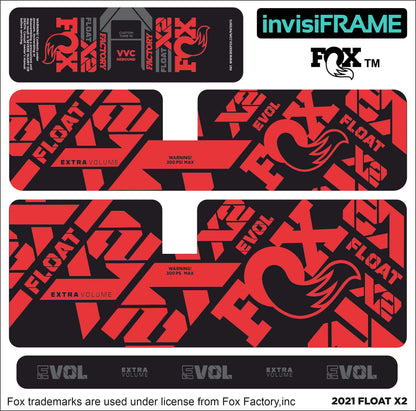 Fox Float X2 Factory 2023 Decals