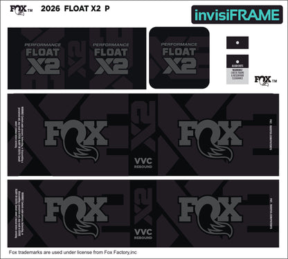 Fox Float X2 Performance 2026 Decals