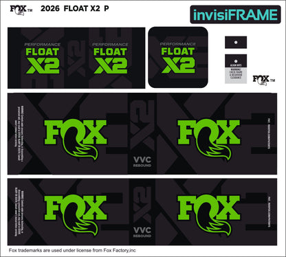 Fox Float X2 Performance 2026 Decals