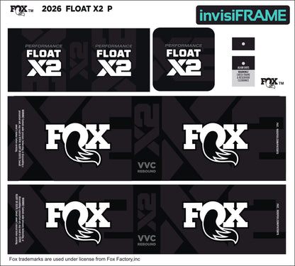 Fox Float X2 Performance 2026 Decals