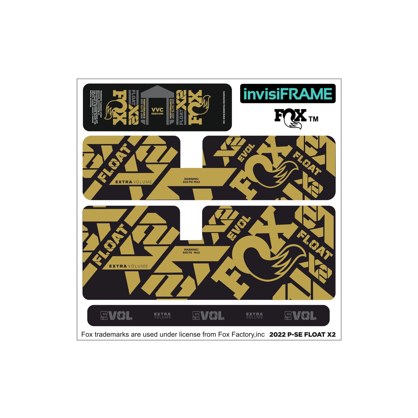 Fox Float X2 Performance Elite 2022 Decals