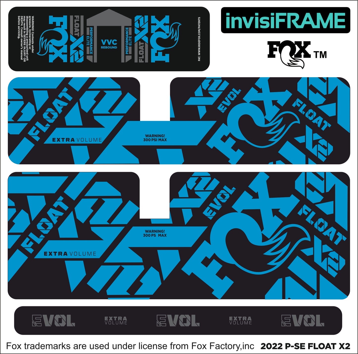 Fox Float X2 Performance Elite 2022 Decals