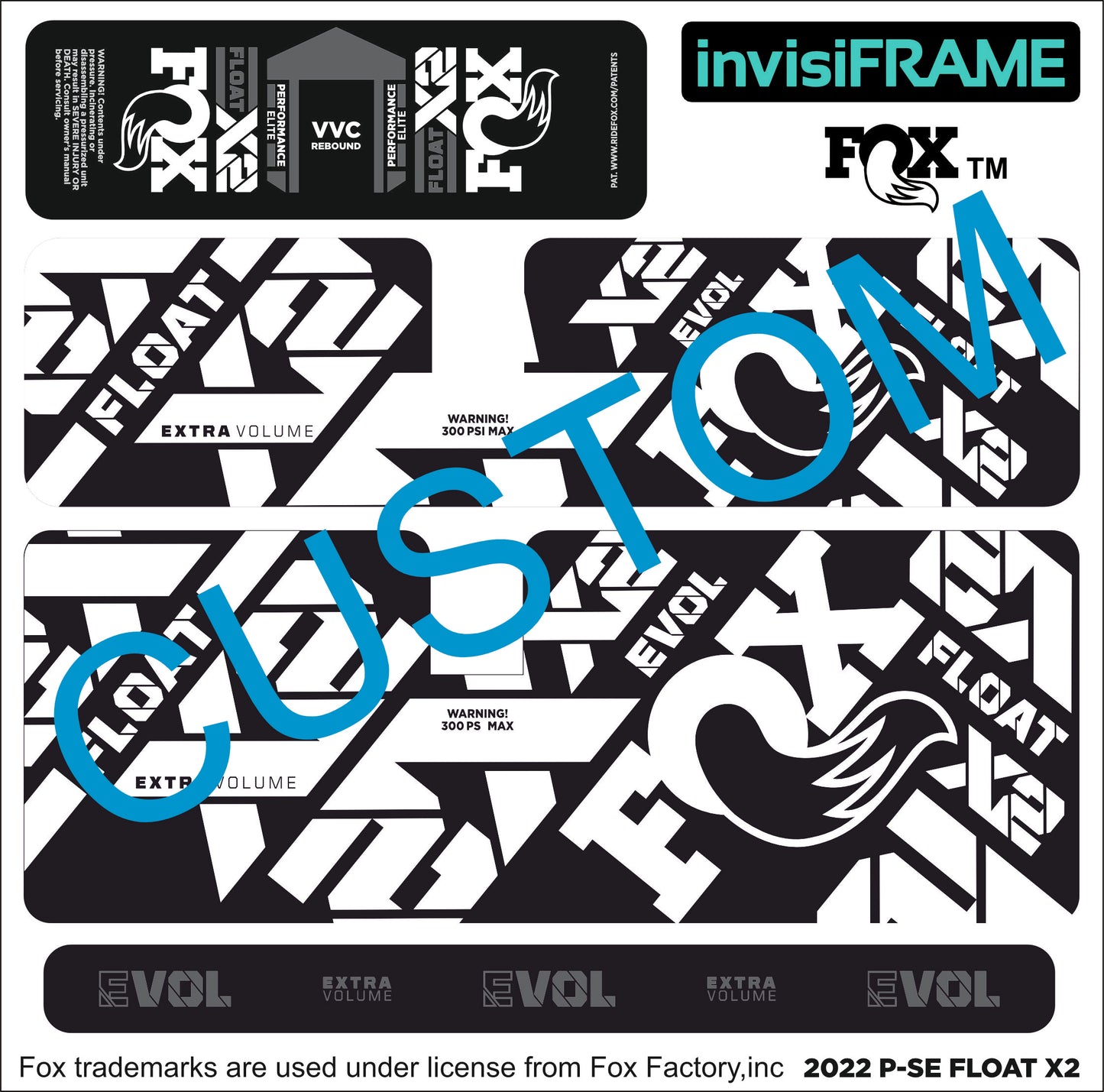 Fox Float X2 Performance Elite 2022 Decals