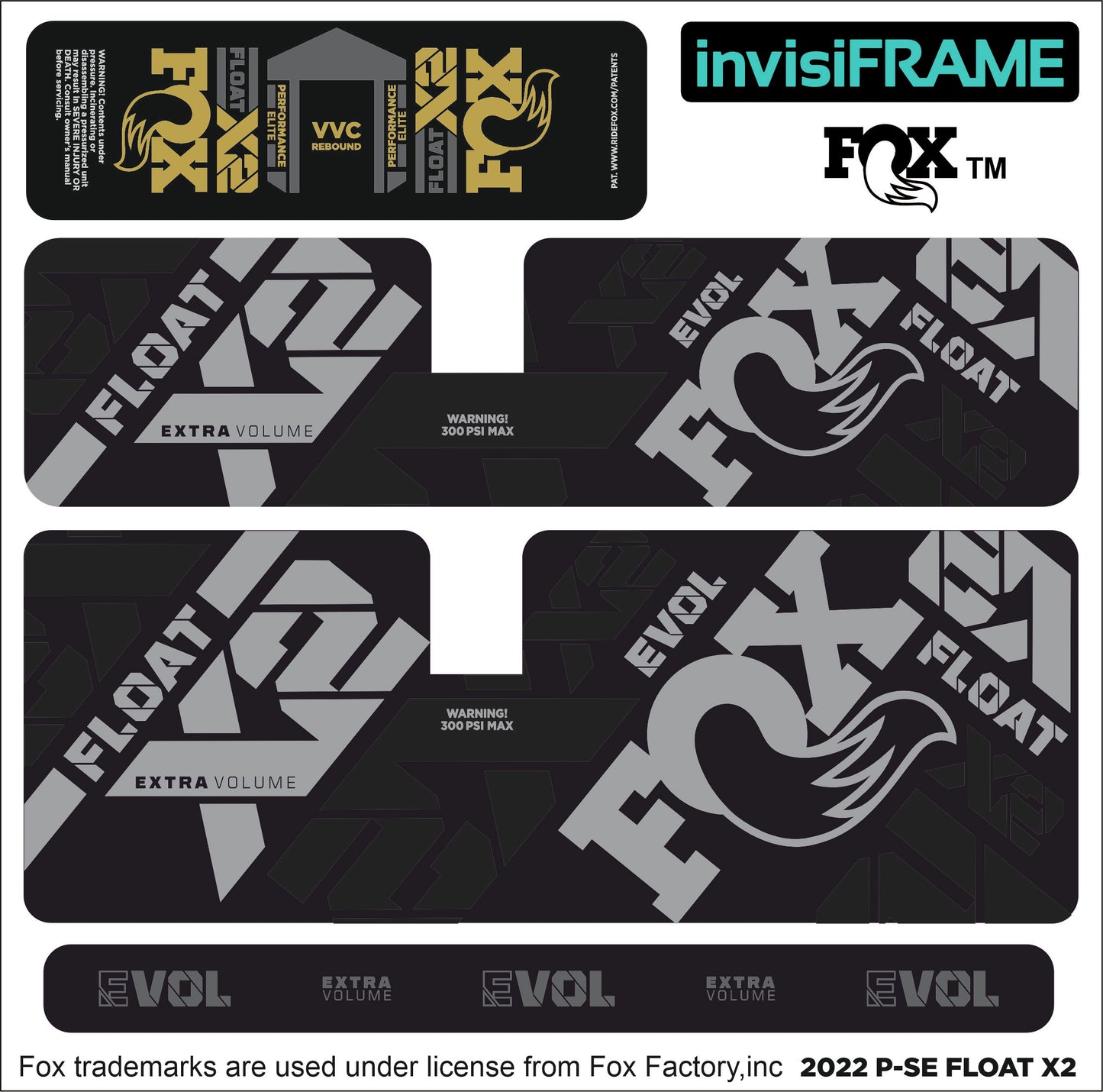Fox Float X2 Performance Elite 2022 Decals