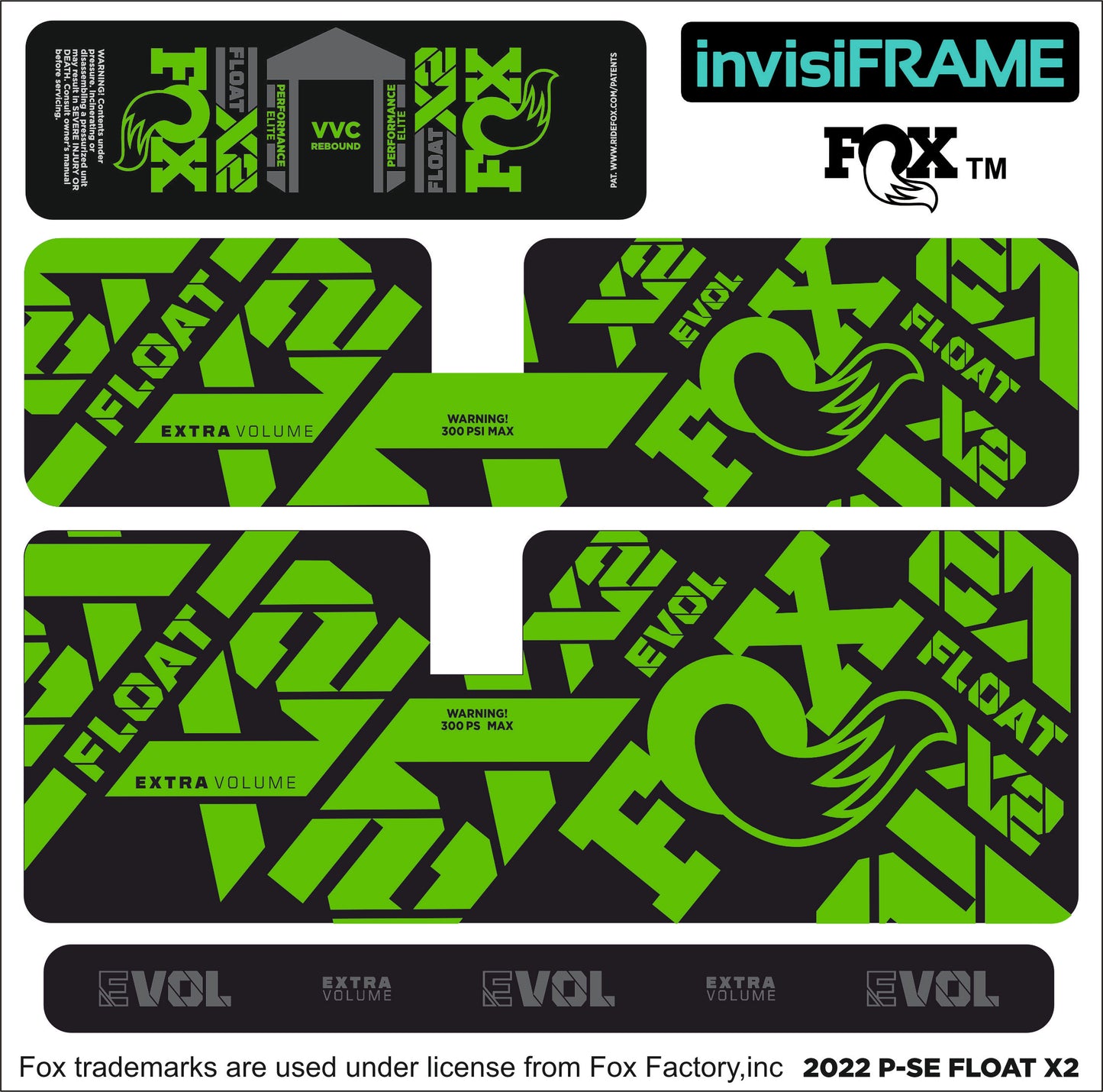 Fox Float X2 Performance Elite 2022 Decals