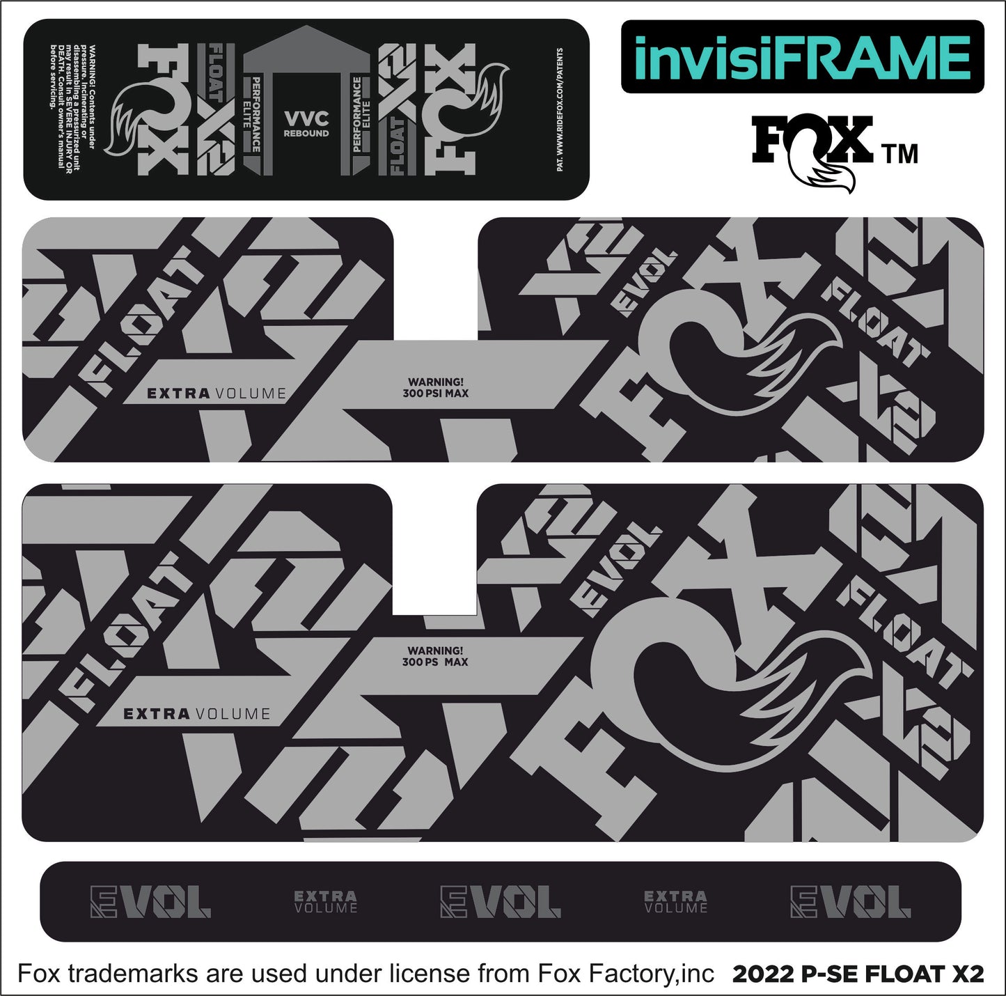 Fox Float X2 Performance Elite 2022 Decals