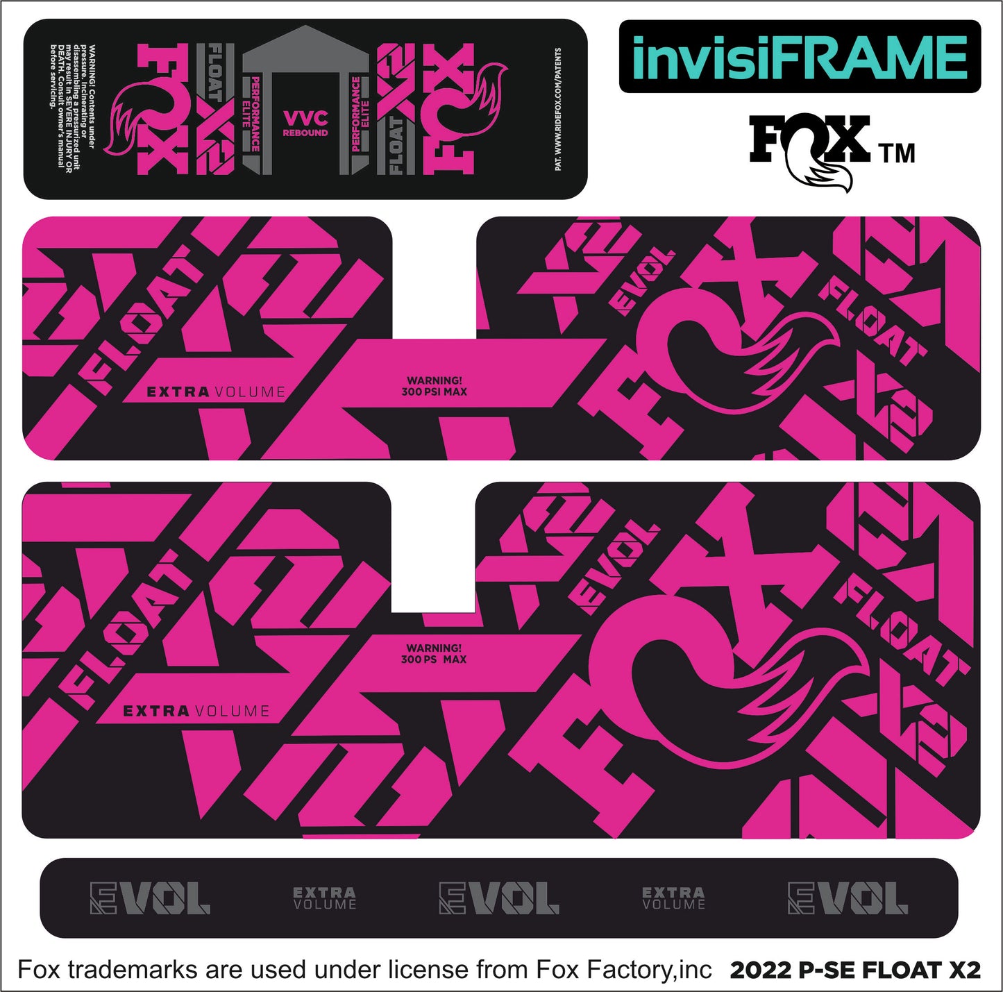Fox Float X2 Performance Elite 2022 Decals