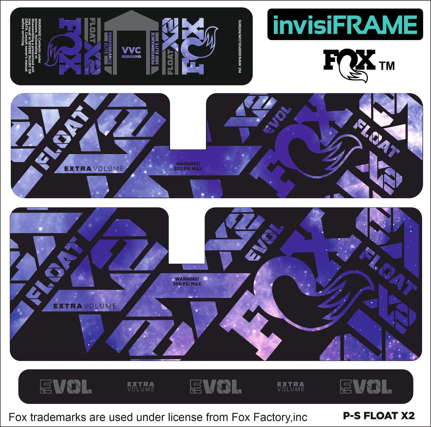 Fox Float X2 Performance Elite 2022 Decals