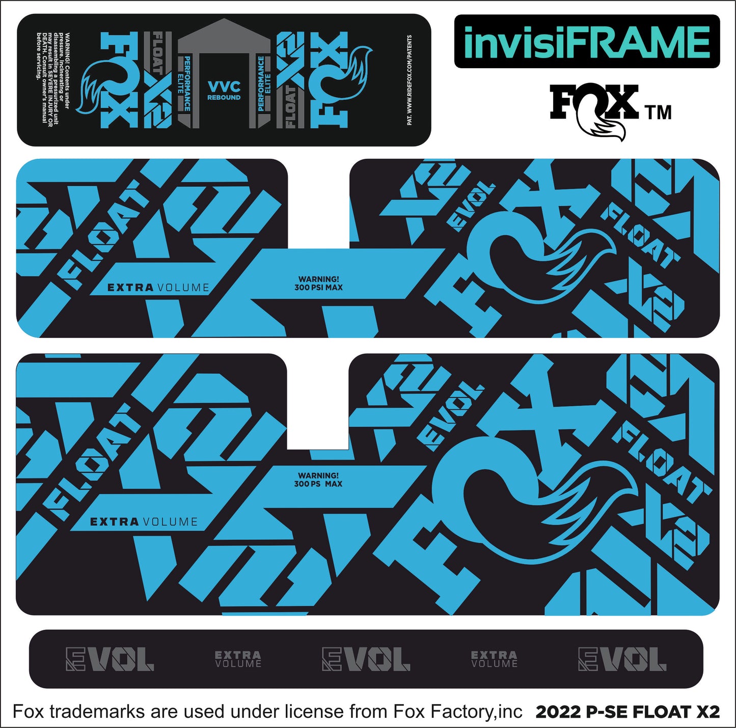 Fox Float X2 Performance Elite 2022 Decals