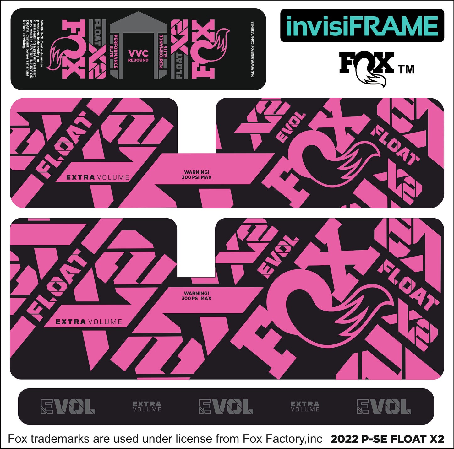 Fox Float X2 Performance Elite 2022 Decals