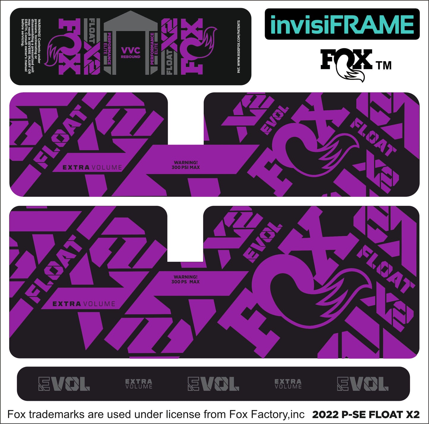 Fox Float X2 Performance Elite 2022 Decals