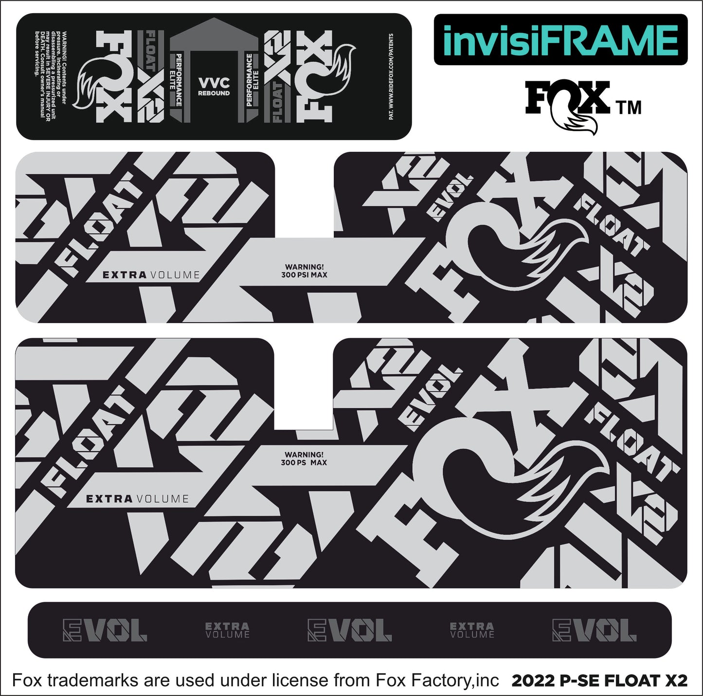 Fox Float X2 Performance Elite 2022 Decals