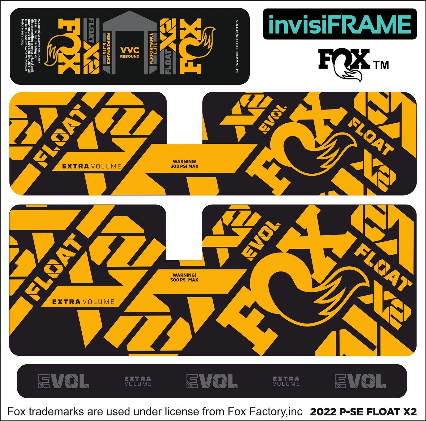 Fox Float X2 Performance Elite 2022 Decals
