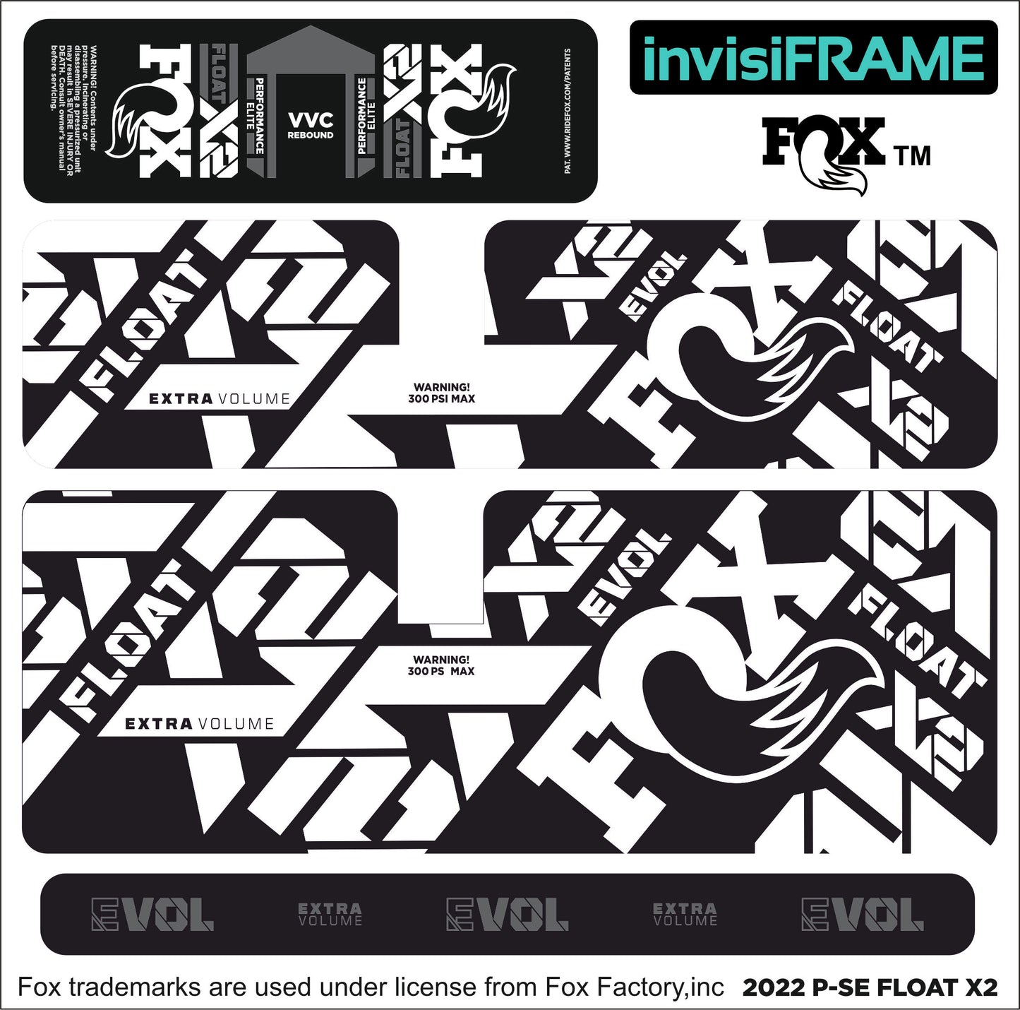 Fox Float X2 Performance Elite 2022 Decals