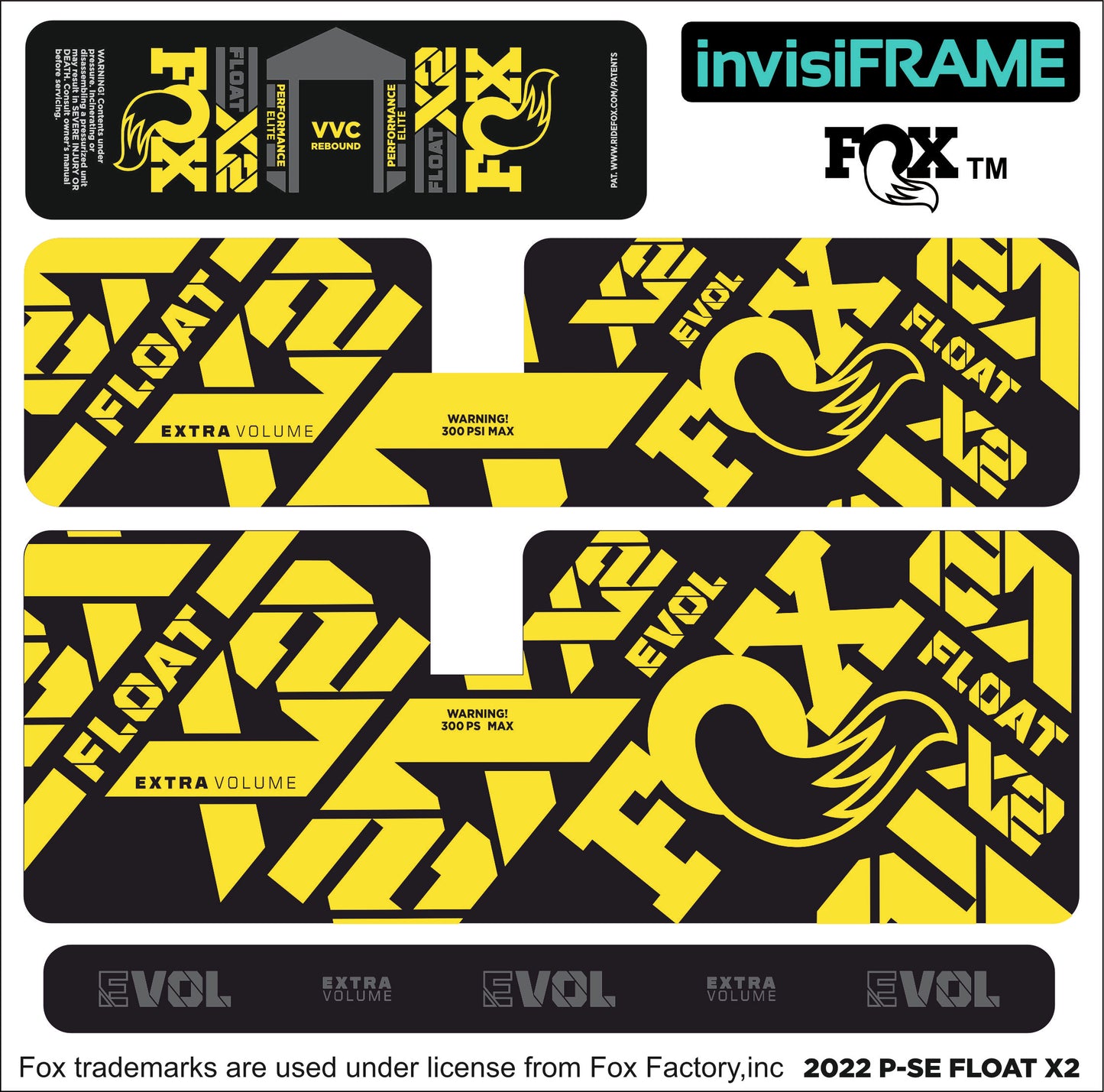 Fox Float X2 Performance Elite 2022 Decals