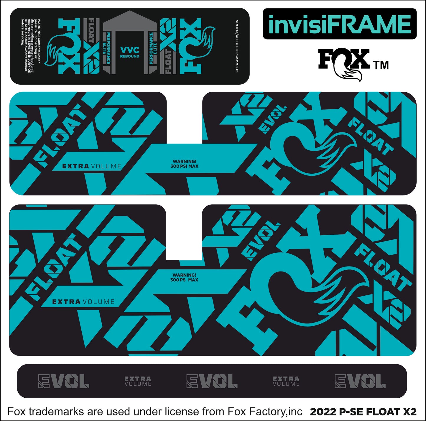 Fox Float X2 Performance Elite 2022 Decals