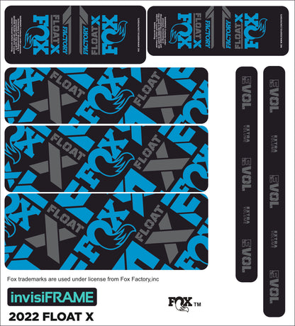 Fox Float X Factory 2022 Decals
