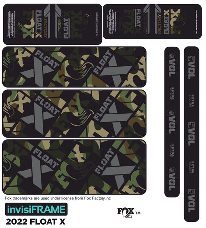 Fox Float X Factory 2022 Decals