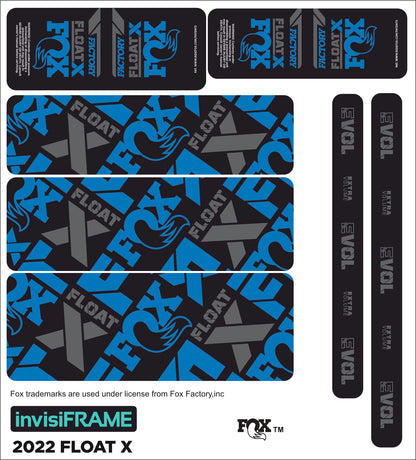 Fox Float X Factory 2022 Decals