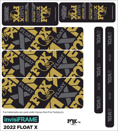 Fox Float X Factory 2022 Decals