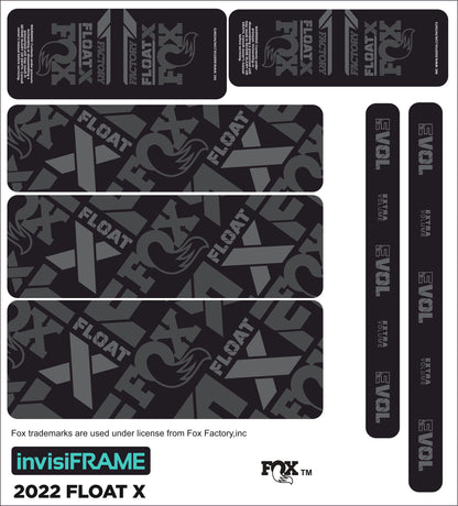 Fox Float X Factory 2022 Decals