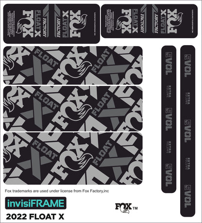 Fox Float X Factory 2022 Decals