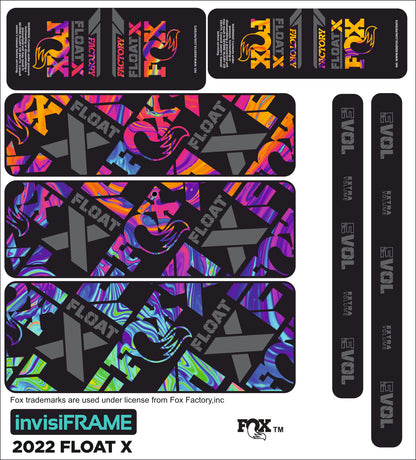 Fox Float X Factory 2022 Decals