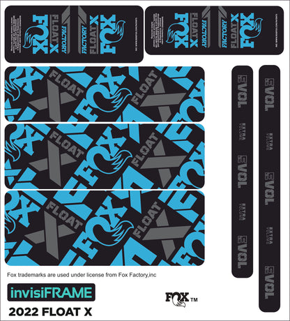 Fox Float X Factory 2022 Decals