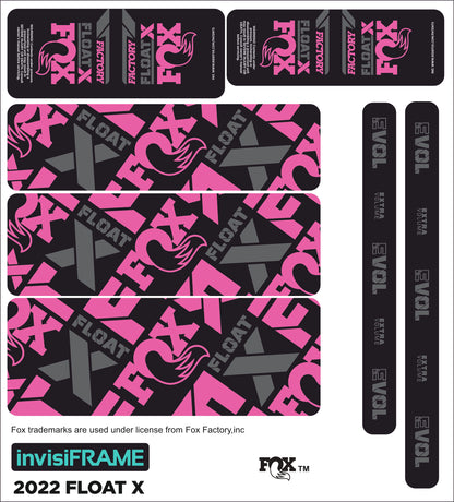 Fox Float X Factory 2022 Decals