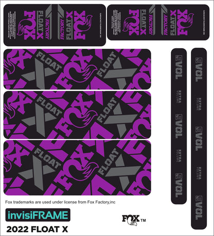 Fox Float X Factory 2022 Decals