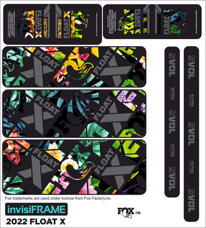 Fox Float X Factory 2022 Decals