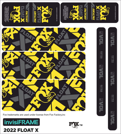Fox Float X Factory 2022 Decals