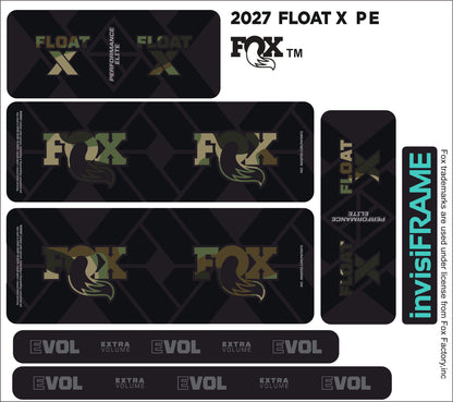 Fox Float X Performance Elite 2027 Decals