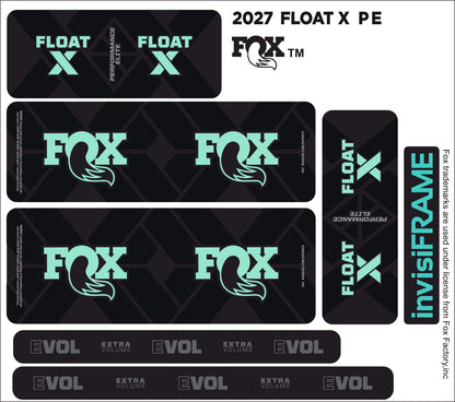 Fox Float X Performance Elite 2027 Decals