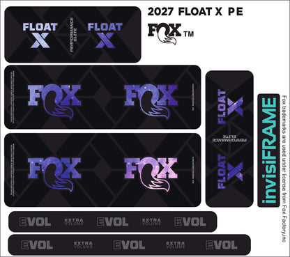 Fox Float X Performance Elite 2027 Decals