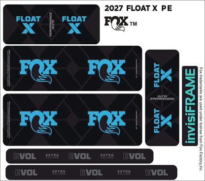 Fox Float X Performance Elite 2027 Decals