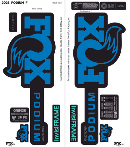 FOX PODIUM FACTORY 2026