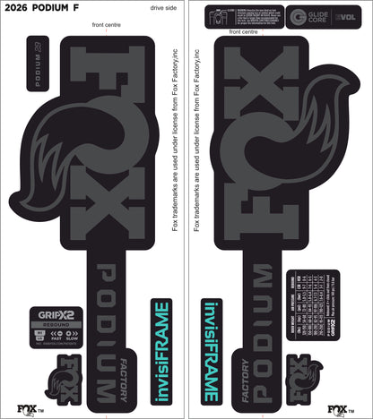 FOX PODIUM FACTORY 2026