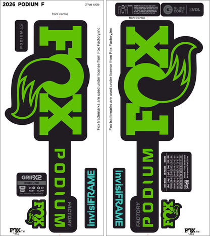 FOX PODIUM FACTORY 2026