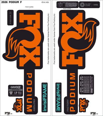 FOX PODIUM FACTORY 2026
