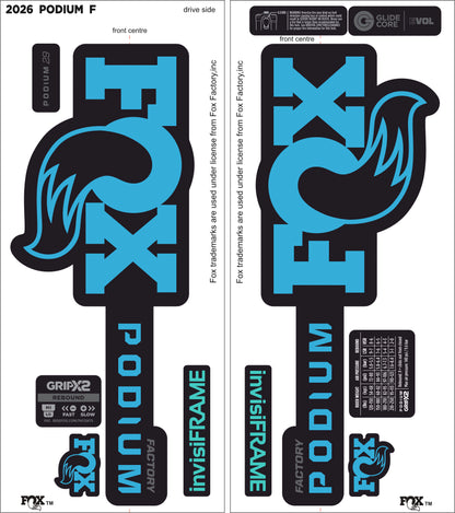 FOX PODIUM FACTORY 2026