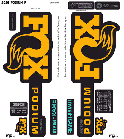 FOX PODIUM FACTORY 2026